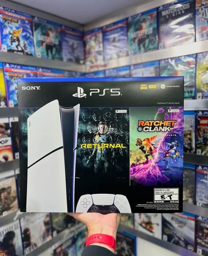 Play station 5 versión digital $290.000 +3 juegos gratis +1 Joistick +auriculares+1 año de garantía. 